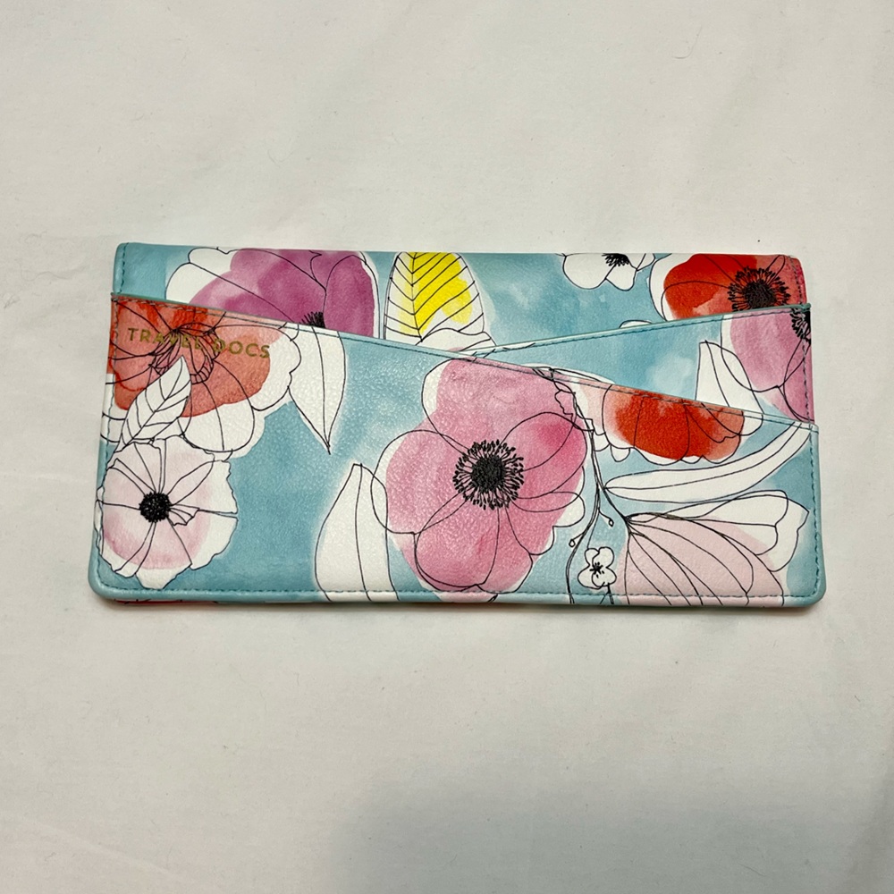 Floral Travel Wallet